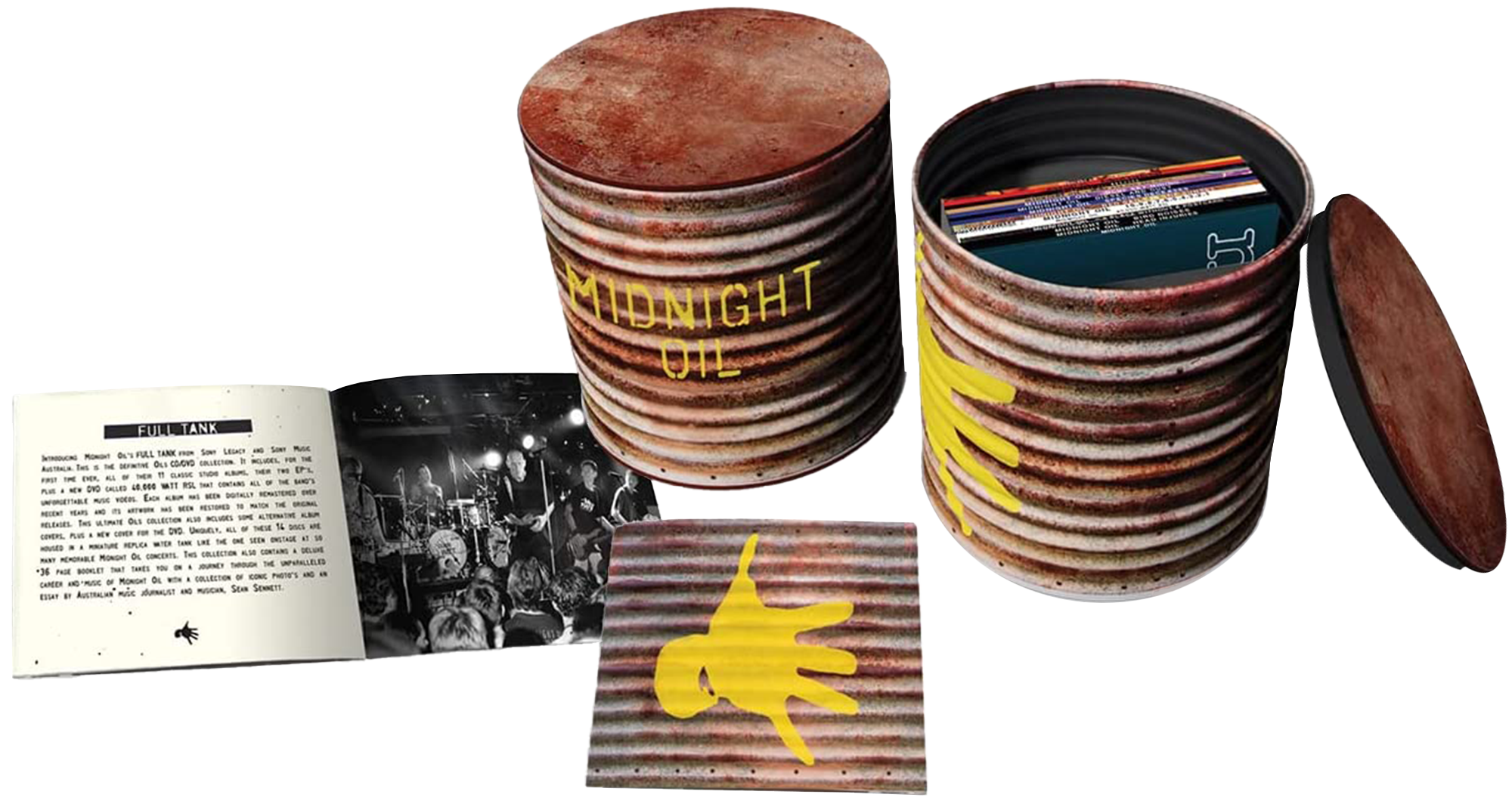 Image of Artwork for Midnight Oil's The Full Tank: The Complete Album Collection (CD)